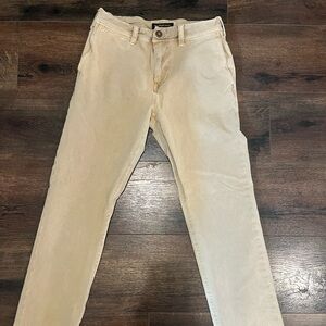 American Eagle Outfitters Young Men's Tan Chinos Size 28